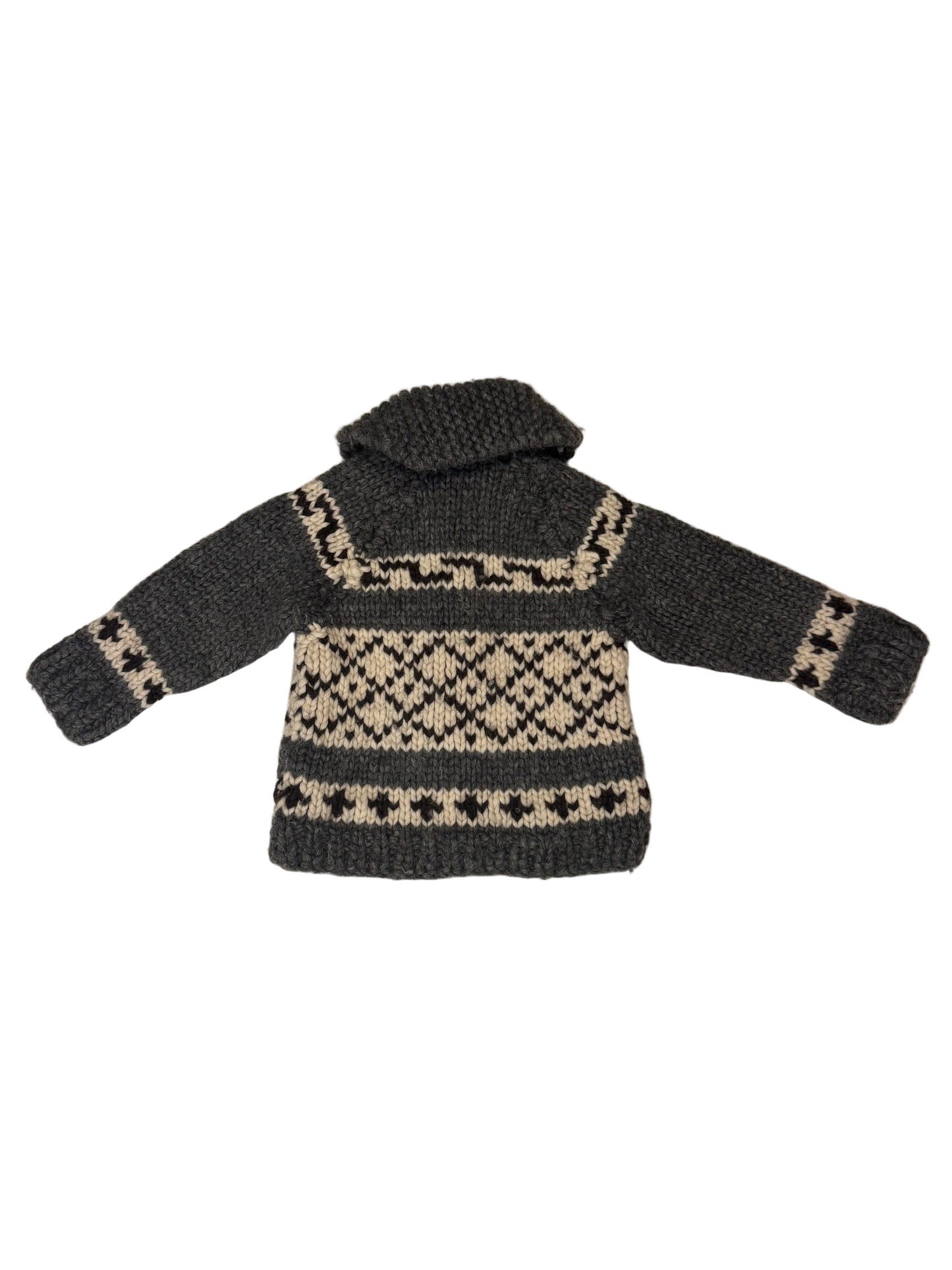 Toddler Handmade Cowichan Zip Up
