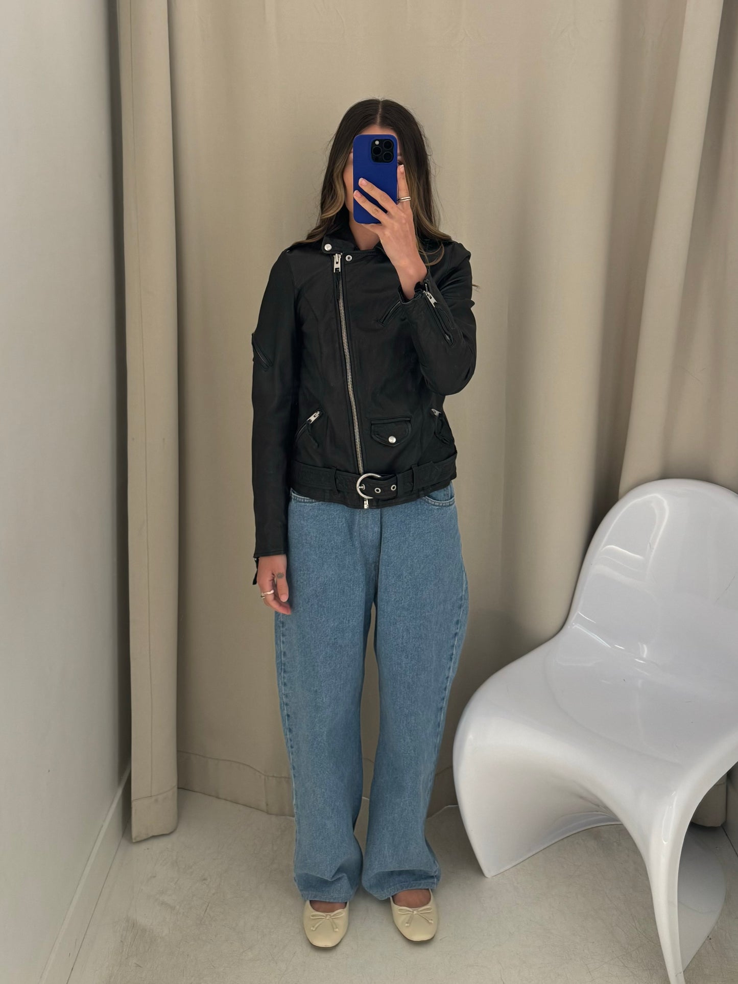 All Saints Leather Biker