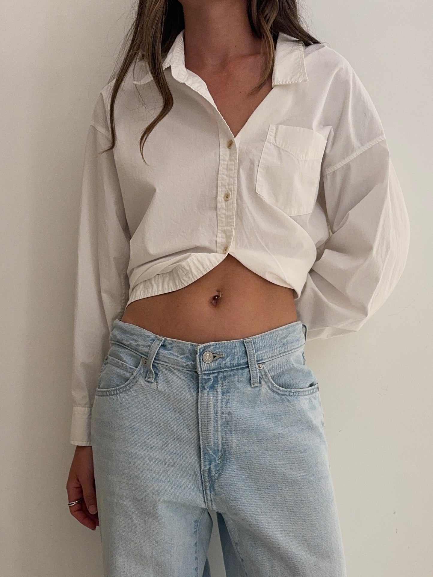 White Wilfred Button Up