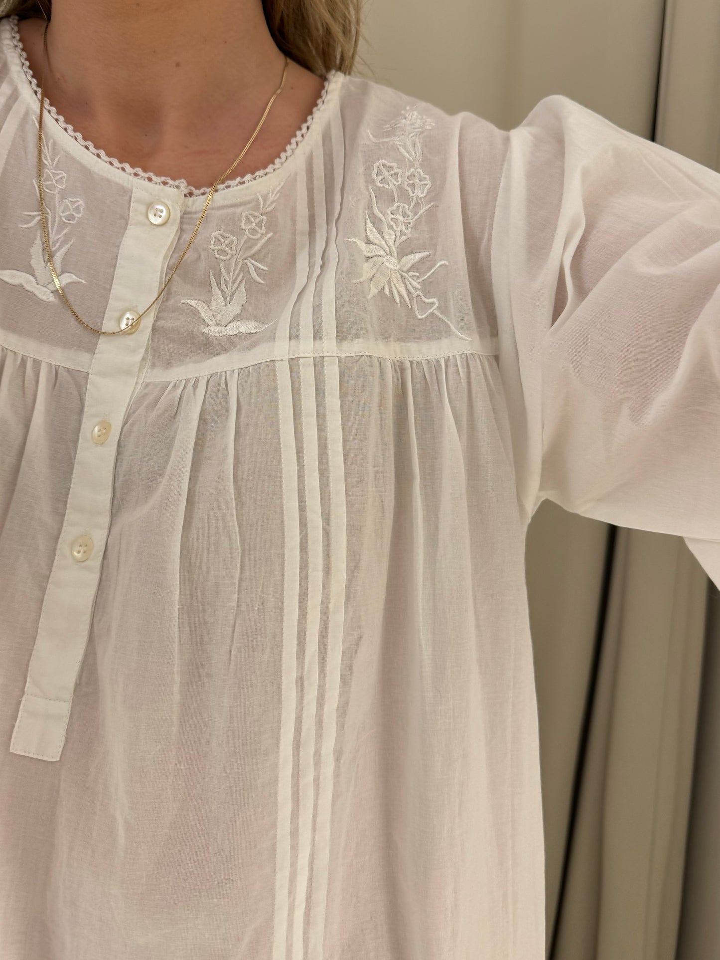 Vintage Cotton Nightgown