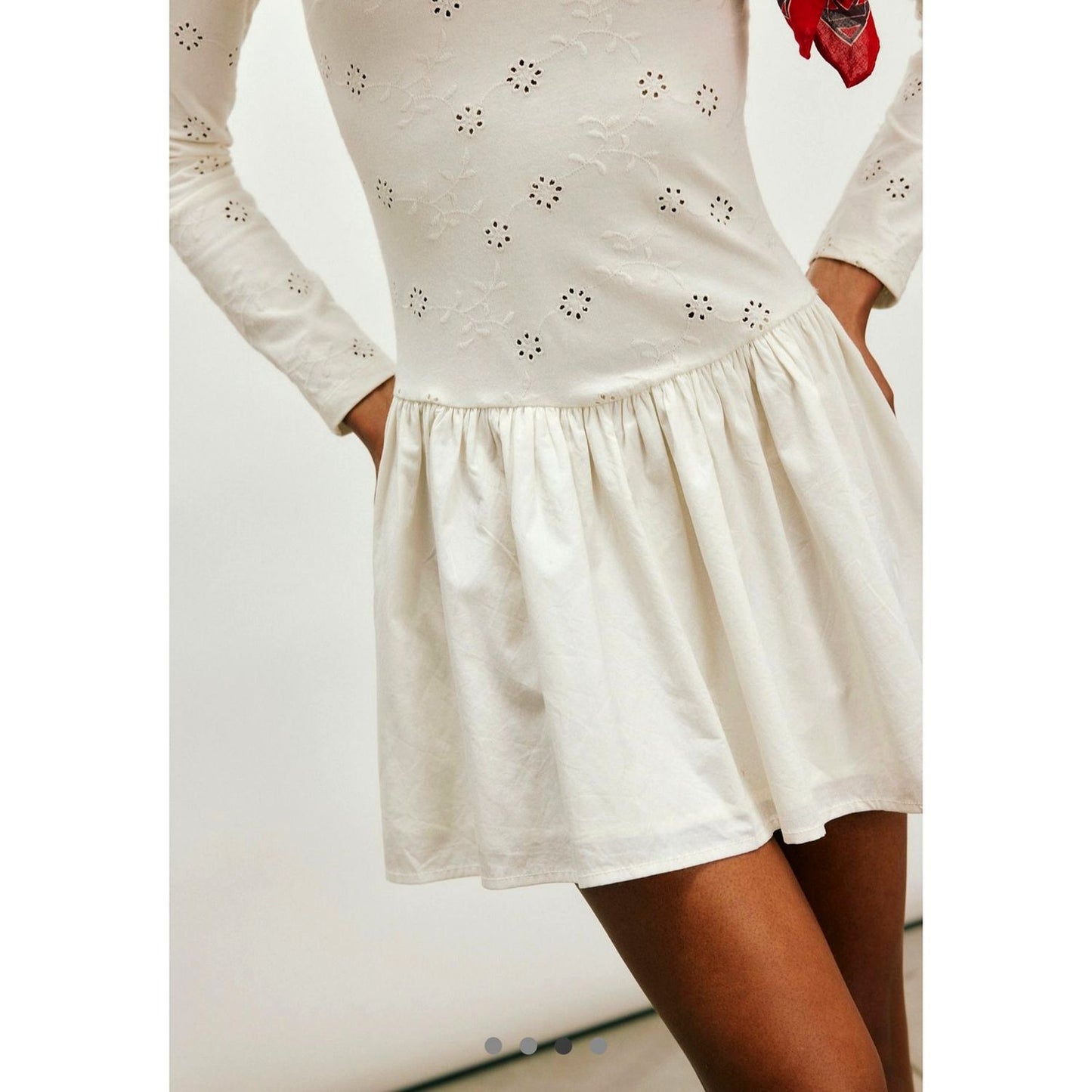Free People Puff Mini Dress