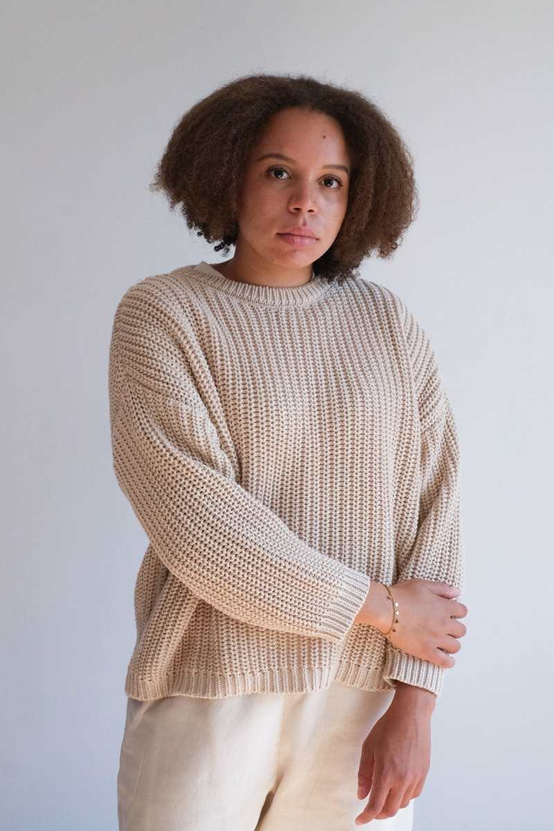 Simple Folk Cotton Oversized Knit