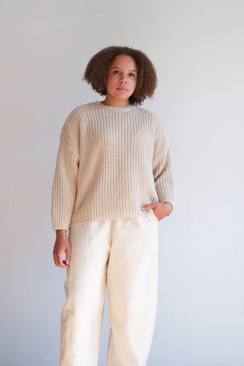 Simple Folk Cotton Oversized Knit