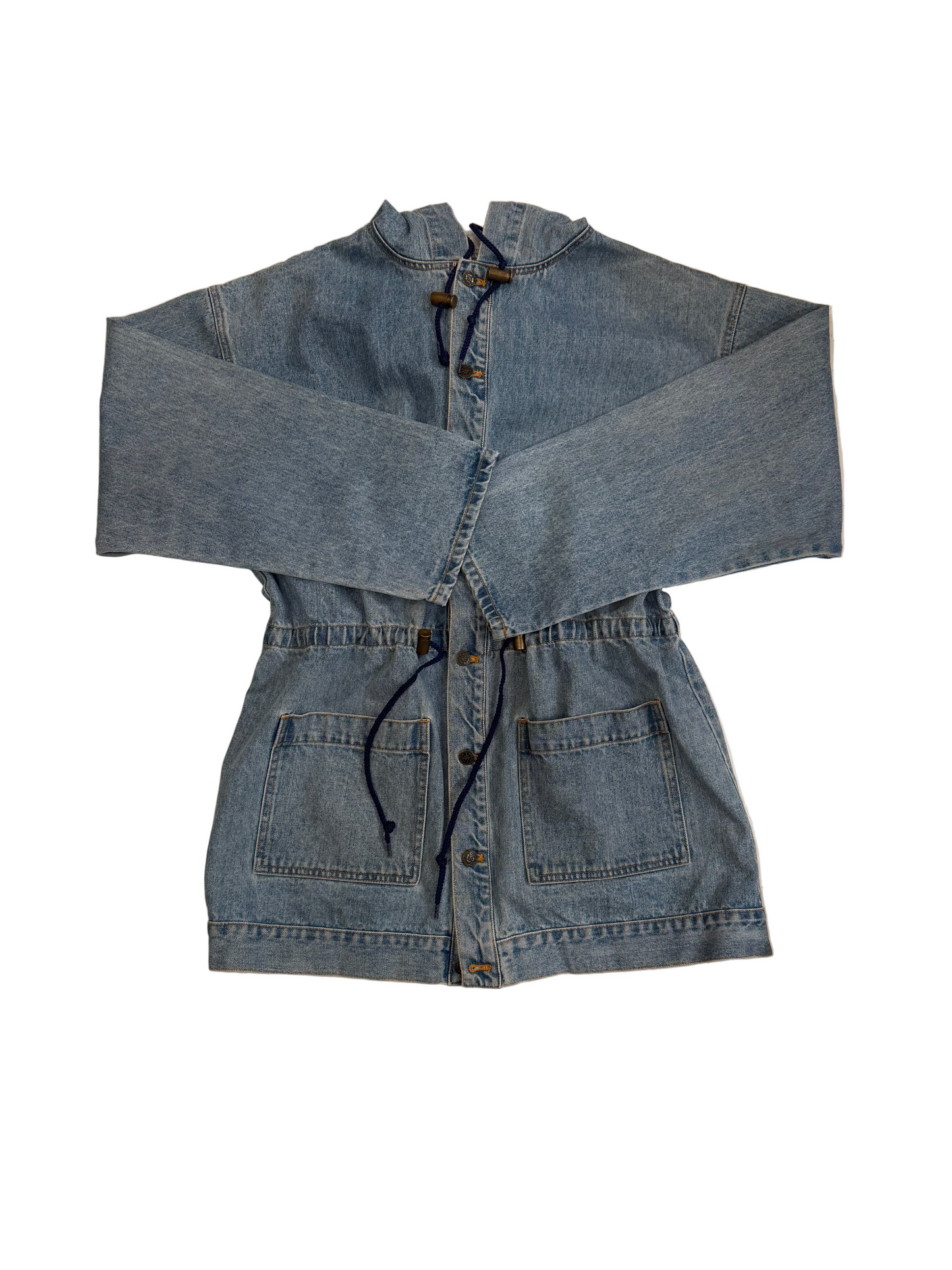 Vintage Hooded Denim Jacket