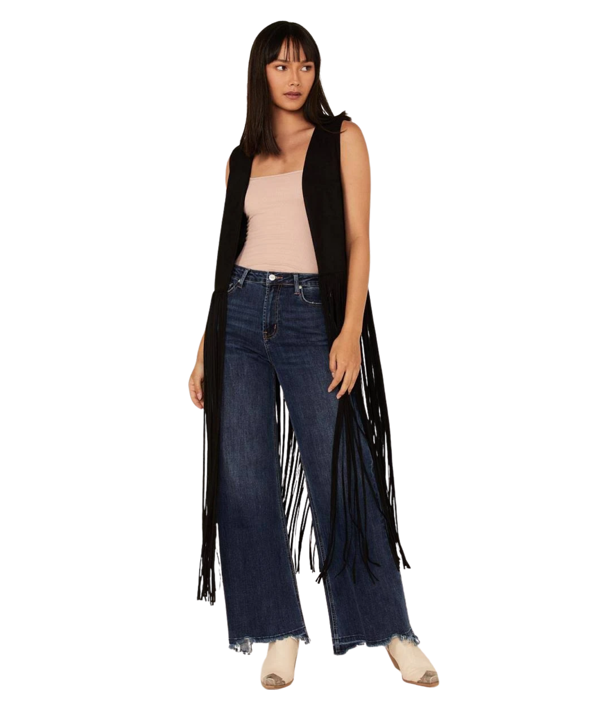 Saints and Hearts Fringe Vest
