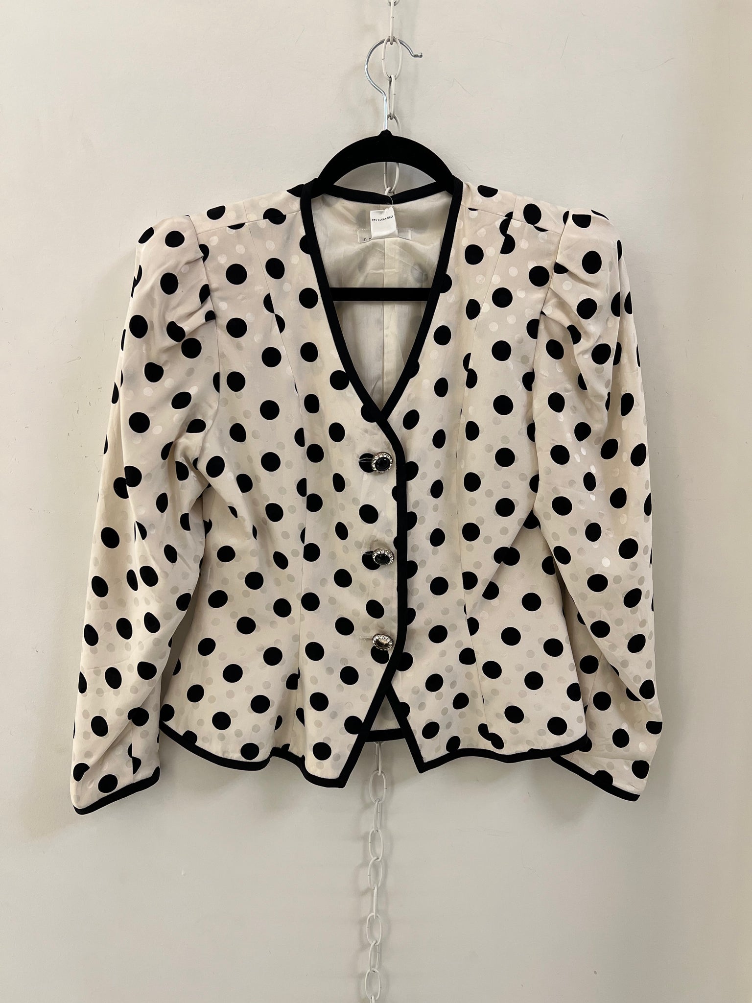 Polka dot 2025 jacket womens