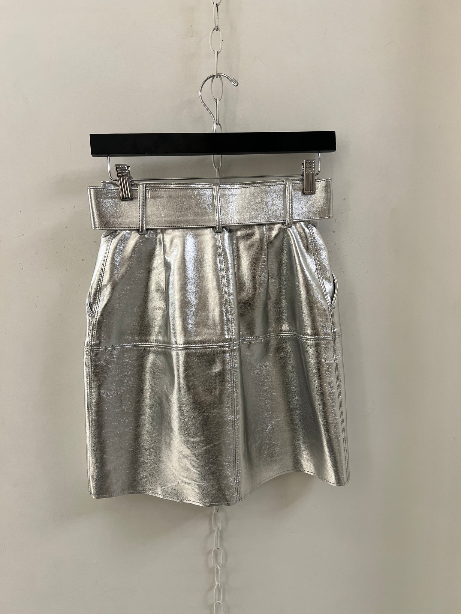 MSGM Metallic Skirt