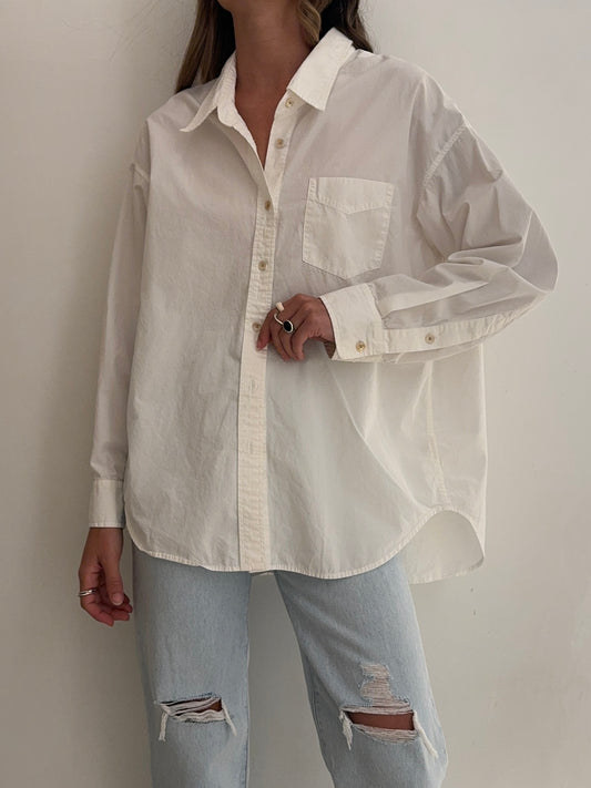White Wilfred Button Up