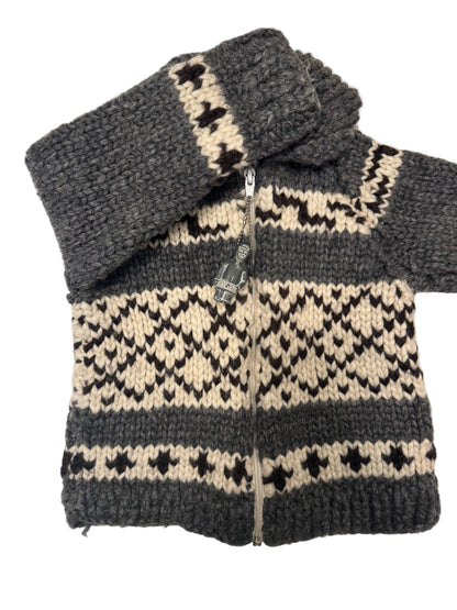 Toddler Handmade Cowichan Zip Up