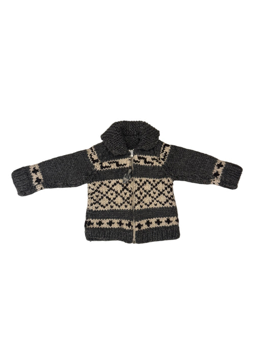 Toddler Handmade Cowichan Zip Up
