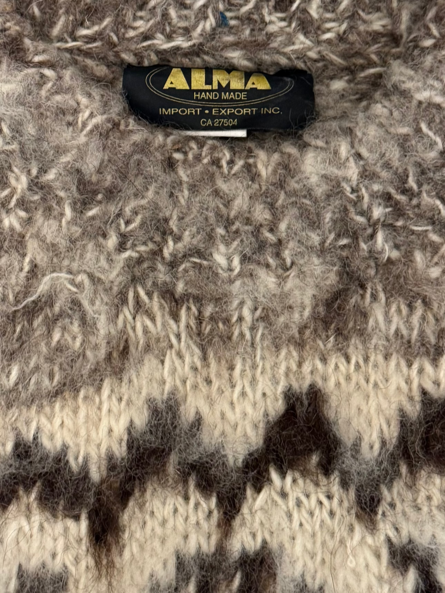 Handknit Wool Sweater