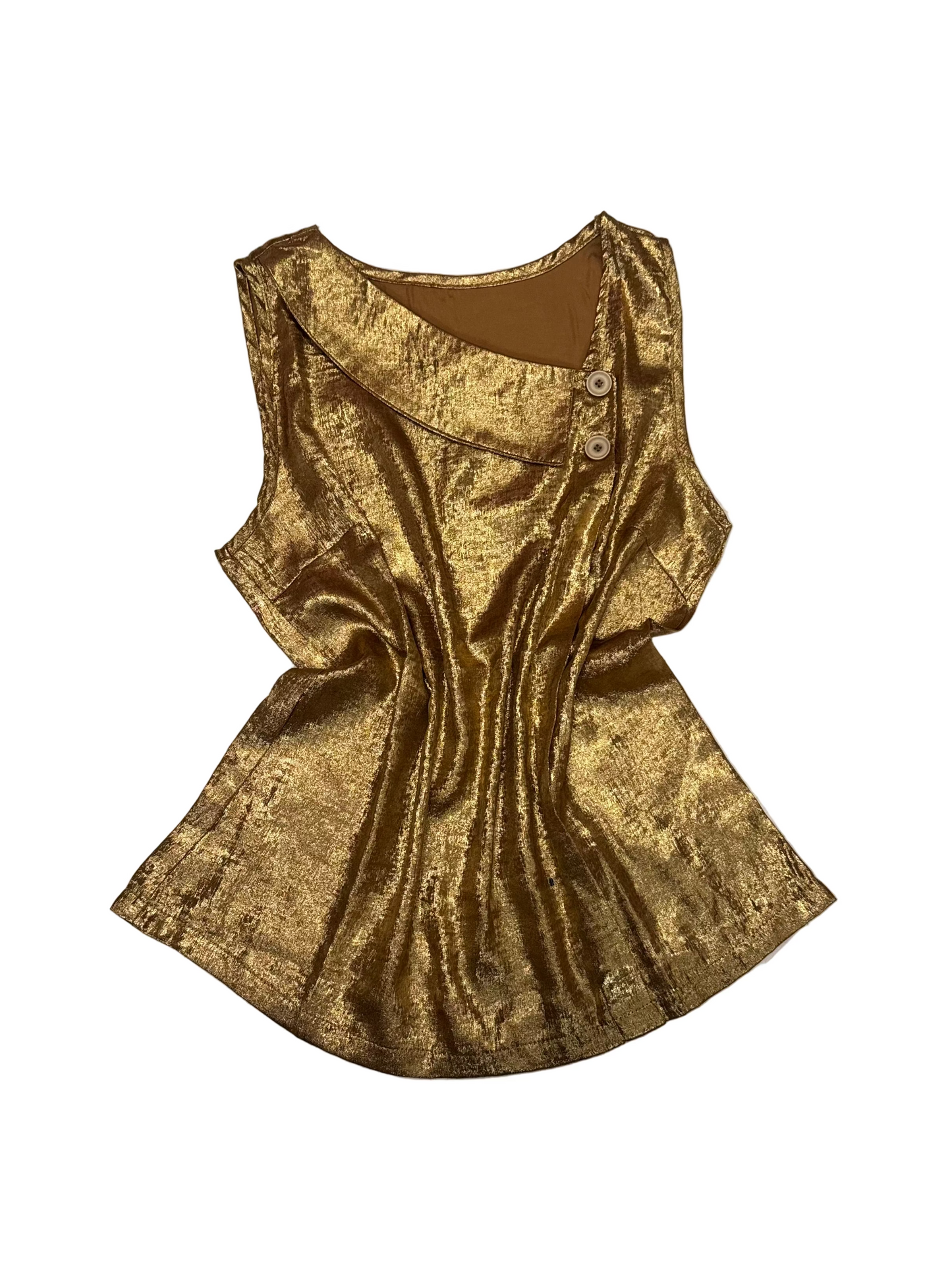 Gold Sleeveless Tank