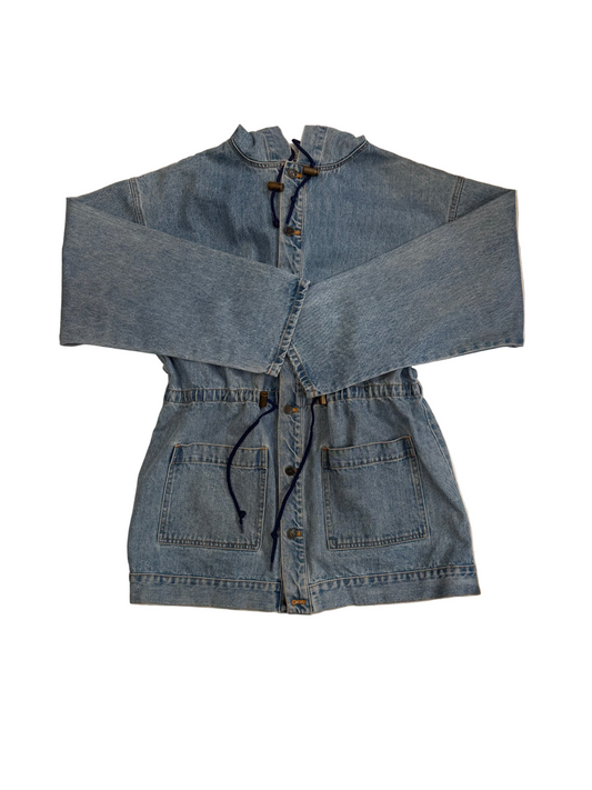 Vintage Hooded Denim Jacket