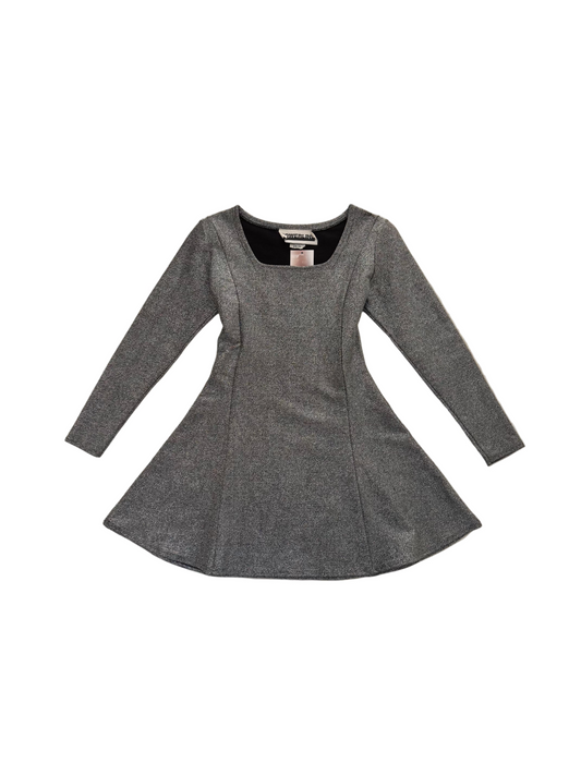 Vintage Metallic Skater Dress