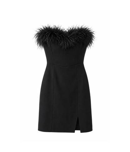 Strapless Feather Mini