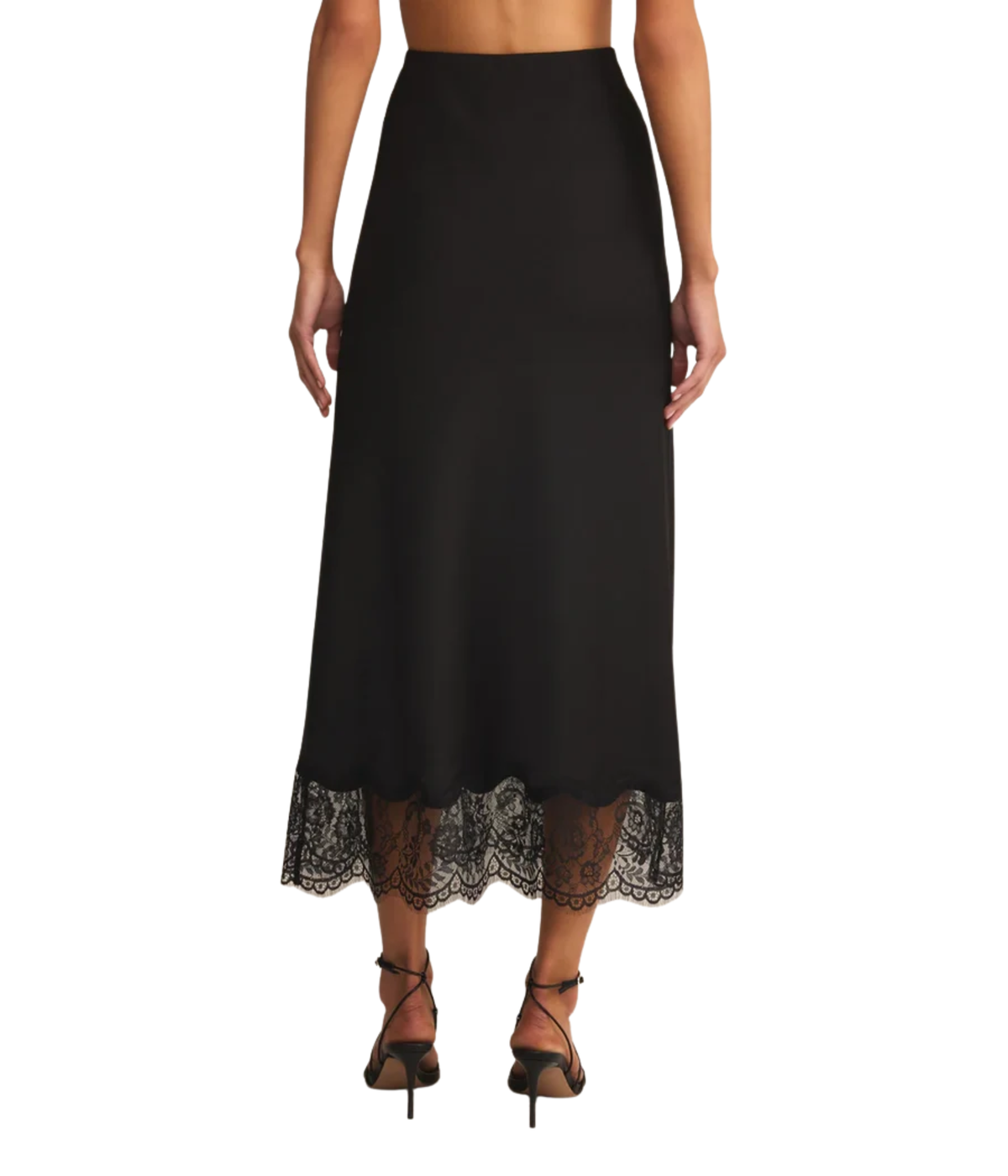 Z Supply Cinder Lace Midi Skirt