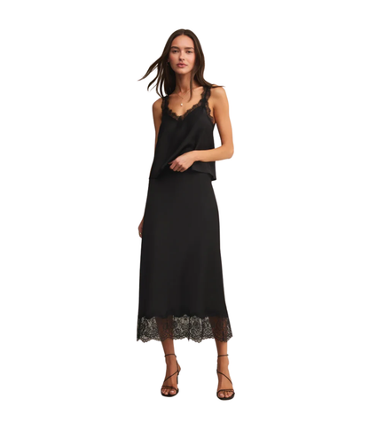 Z Supply Cinder Lace Midi Skirt