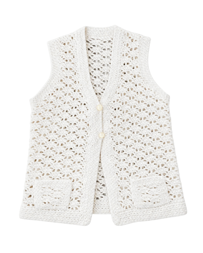 Vintage Thick Knit Vest