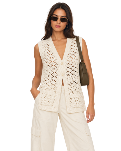 Vintage Thick Knit Vest