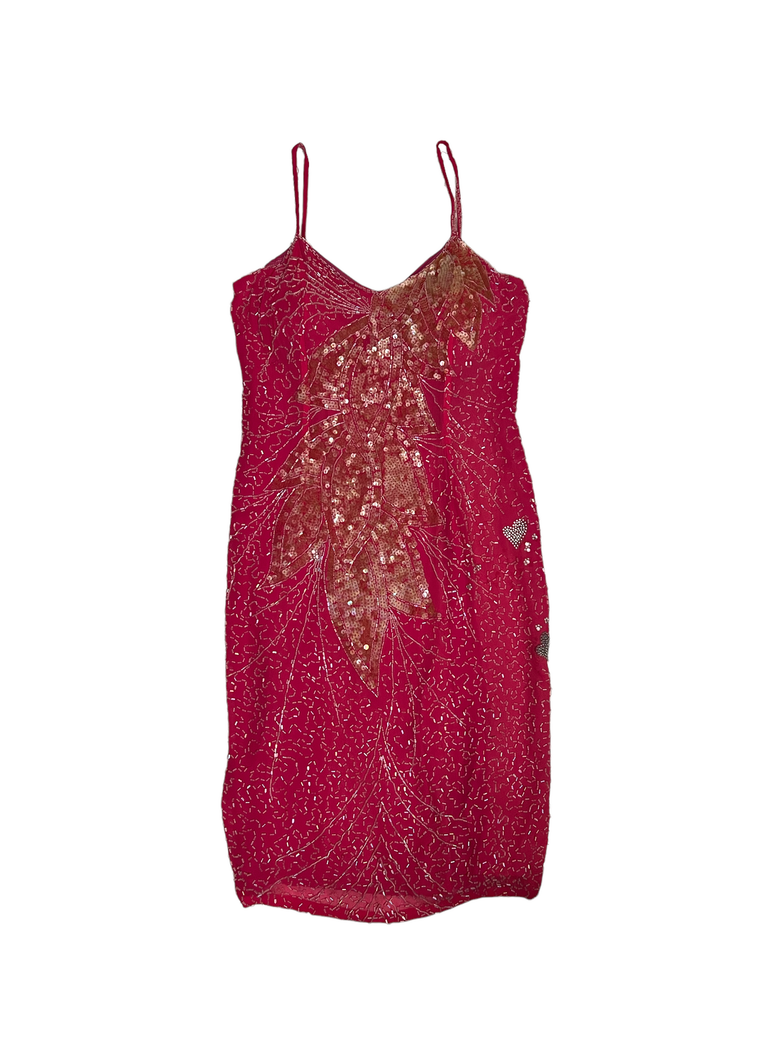 Vintage Pink Sequin Dress
